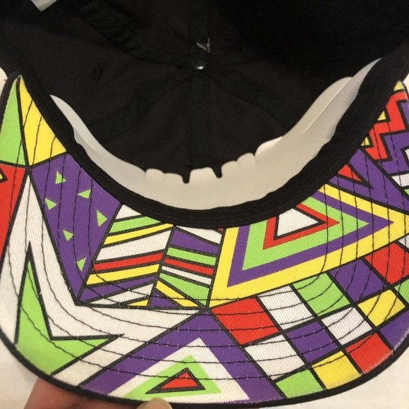 Rugrats Black Adjustable Strap Dad Hat Nickelodeon OSFM Concept One NWT - Picture 5 of 7